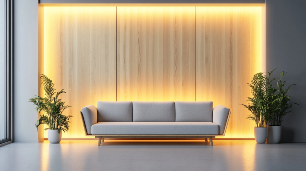 aranżacja deski w salonie