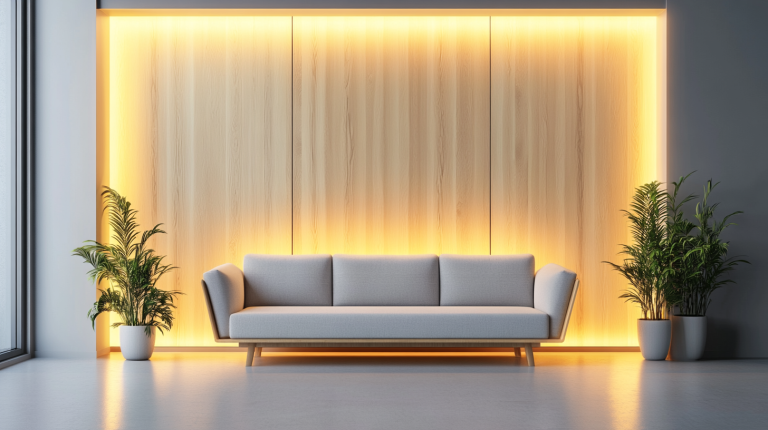 aranżacja deski w salonie