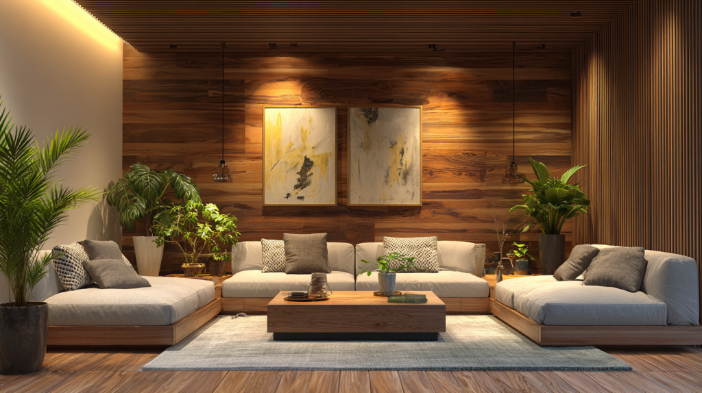 aranżacja deski w salonie